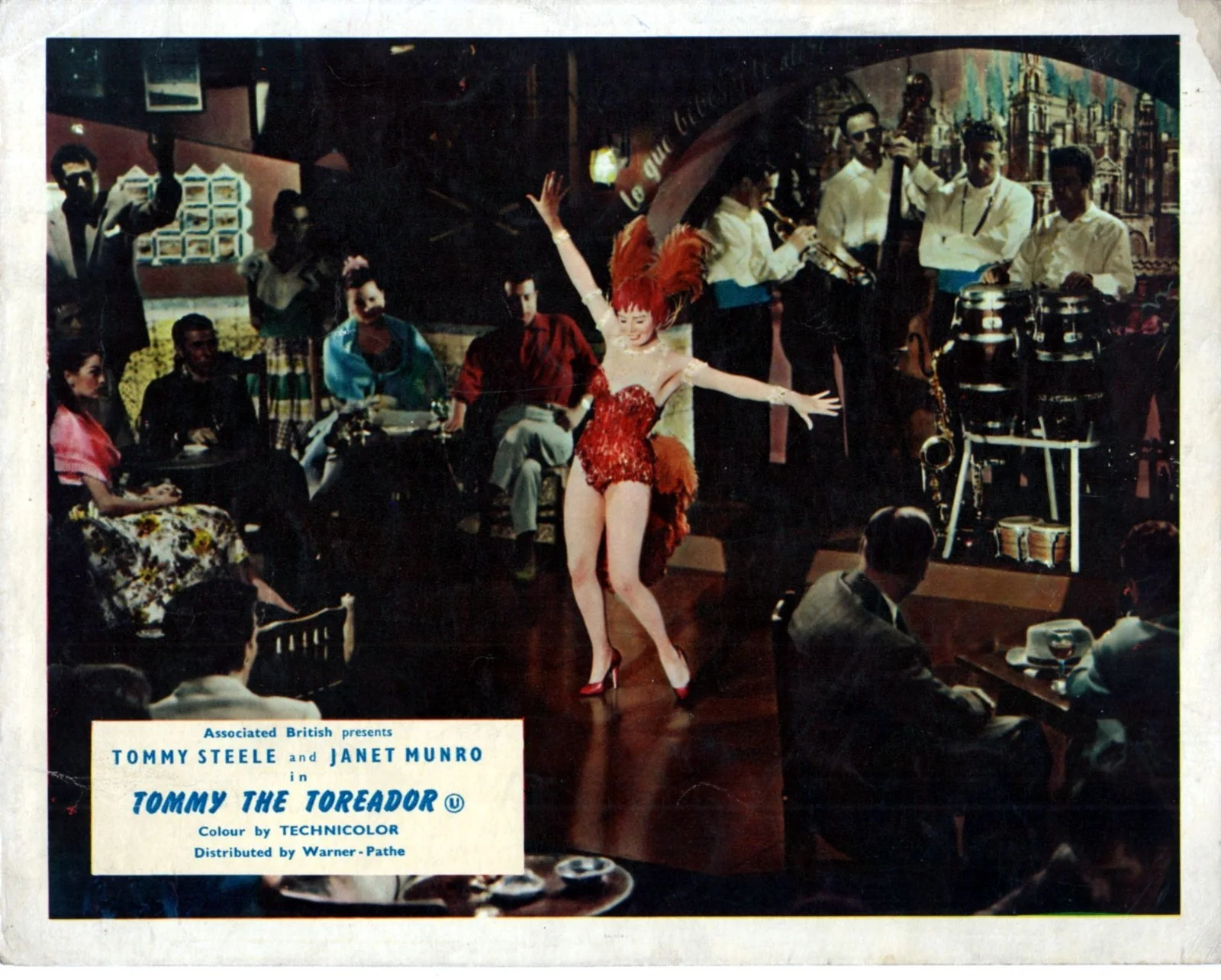 TOMMY THE TOREADOR 1959 Tommy Steele, Janet Munro 3 UK 10x8 LOBBY CARDS, изображение 3