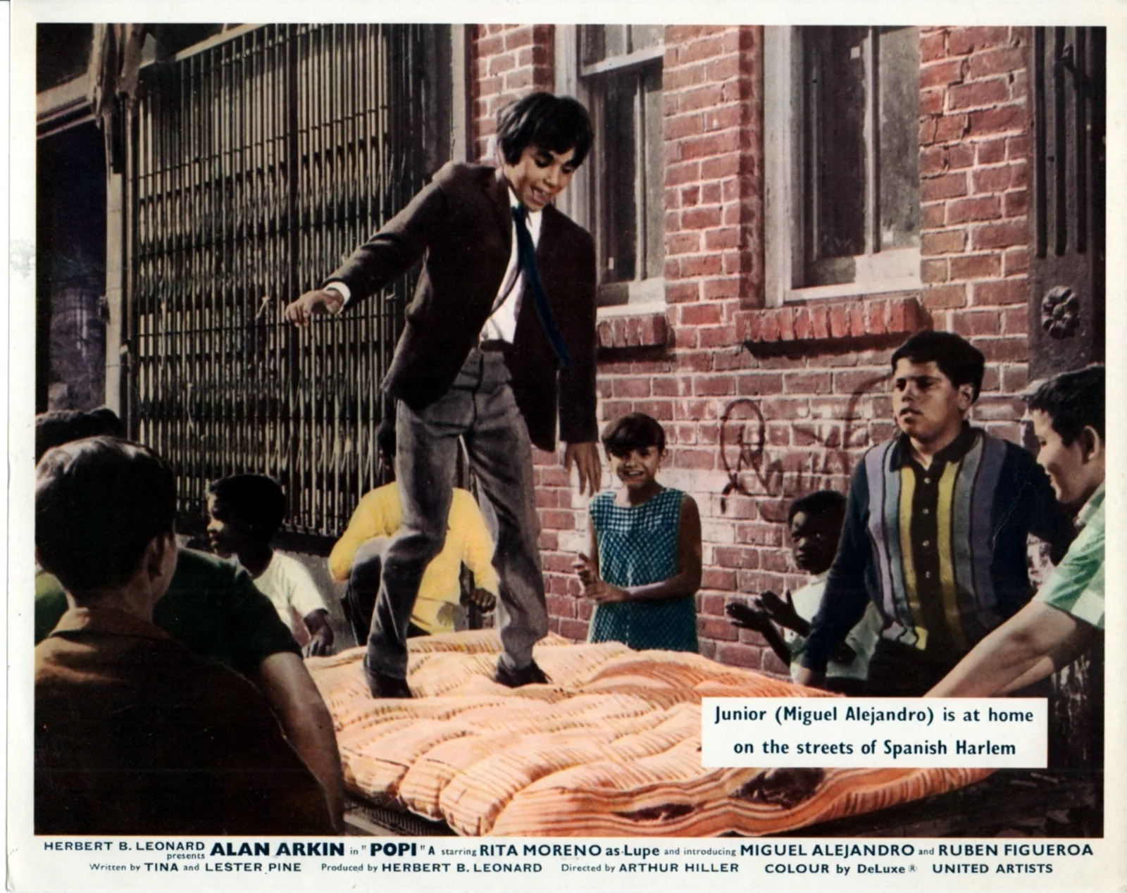 POPI 1969 Alan Arkin, Rita Moreno, Reuben Figueroa UK 10x8 LOBBY SET, изображение 3