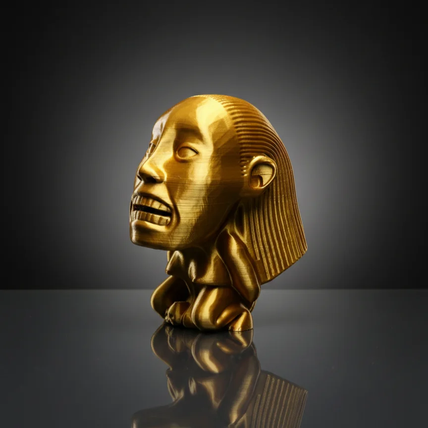 The Golden Idol / Fertility Idol prop Inspired by Indiana Jones - 3D Printed 1:1, изображение 4