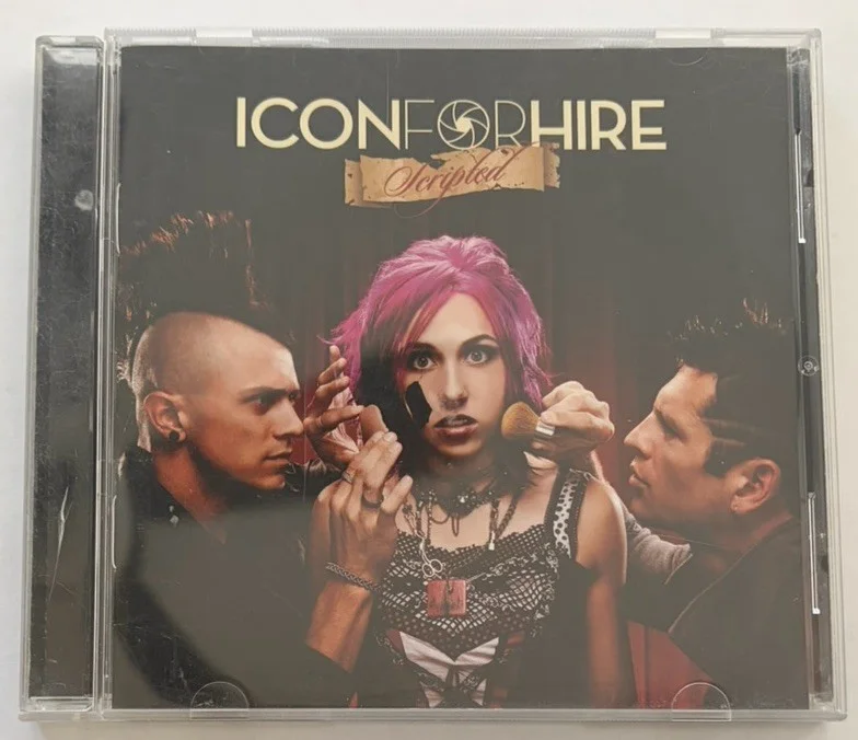Icon For Hire Scripted Signed Autographed CD 2011 Tooth & Nail Records Very Good, image 2
