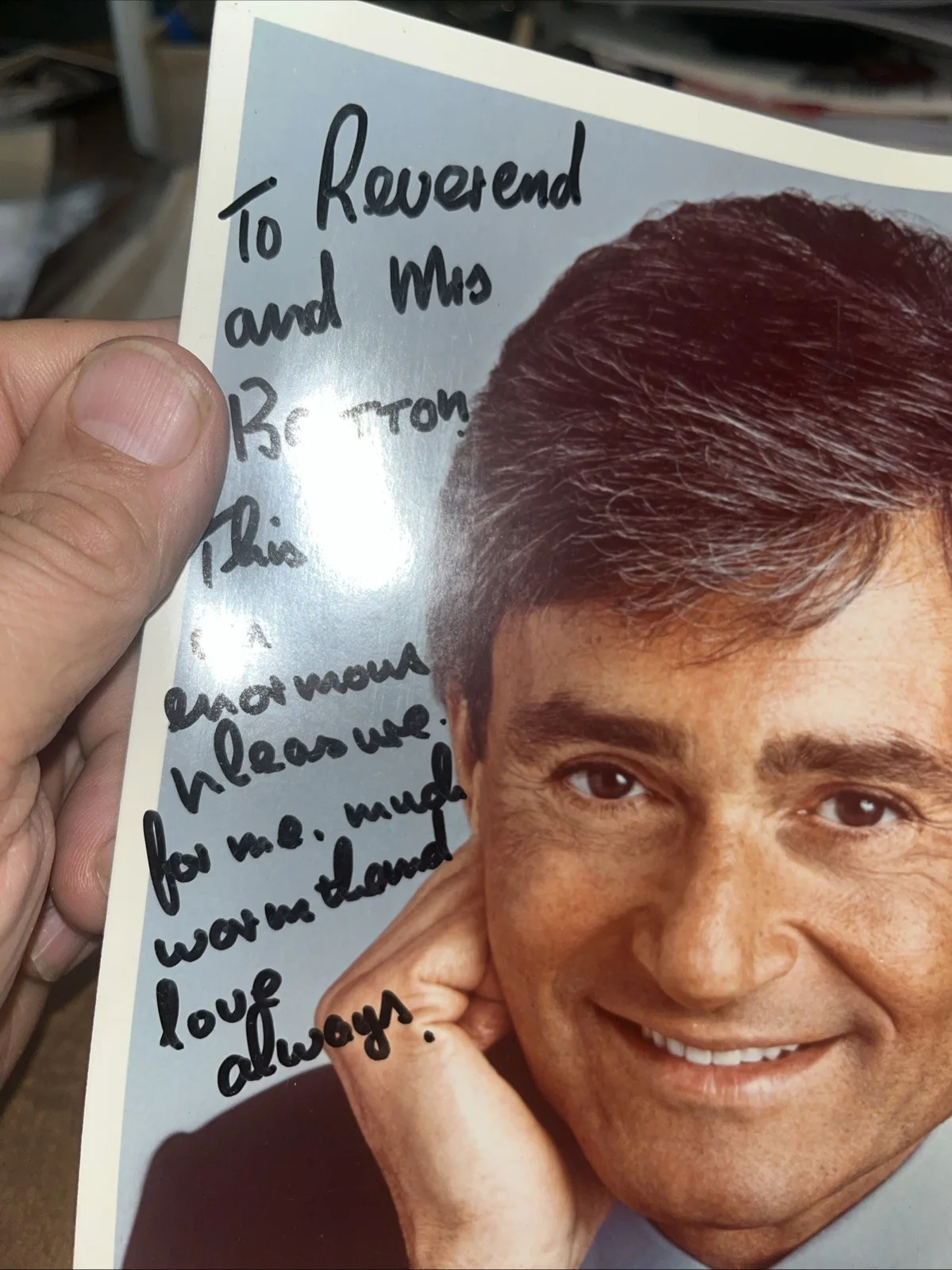 Autographed 8 X 10 Color Photo Of Vidal Sassoon, image 4