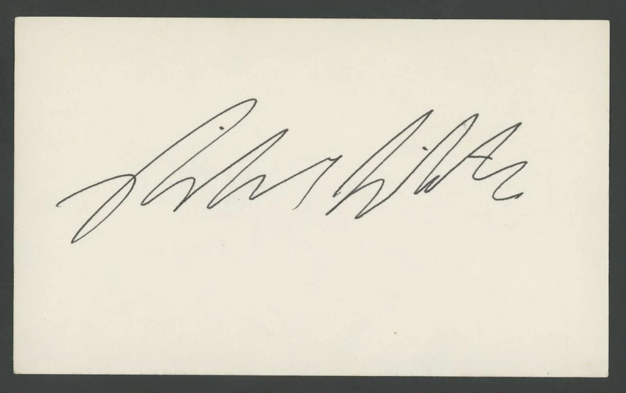 Richard Linklater — RICHARD LINKLATER signed index card | Director of "Waking Life" - autograph