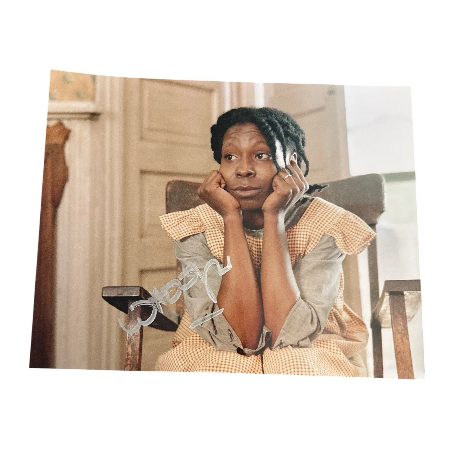 Whoopi Goldberg — Whoopi Goldberg Signed Autograph 8x10 Photo! Sister Act, Color Purple Movie Star
