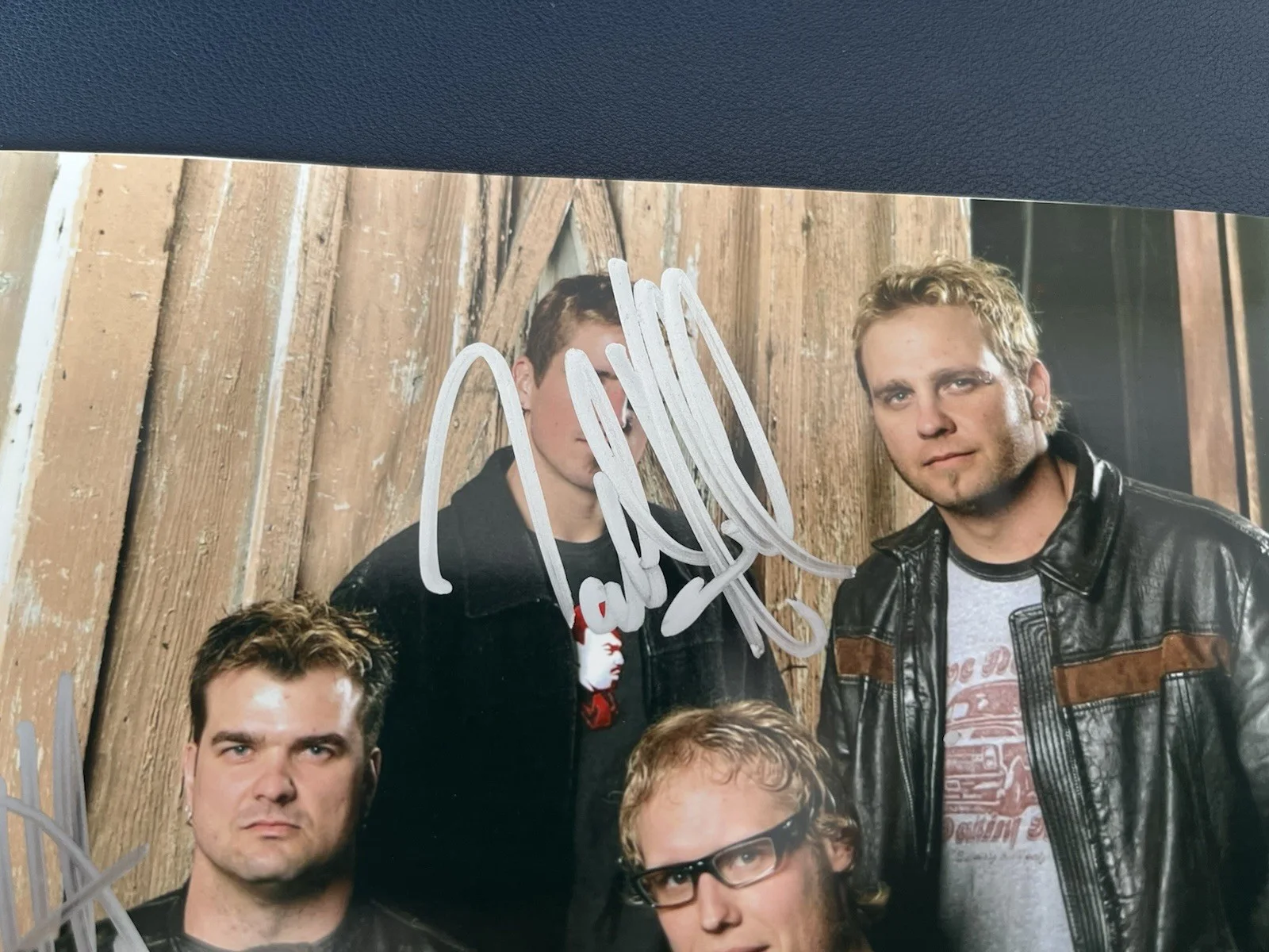 3 Doors Down Band Signed Autograph 8x10 Photo Brad Arnold, Matt Roberts, Todd, изображение 4