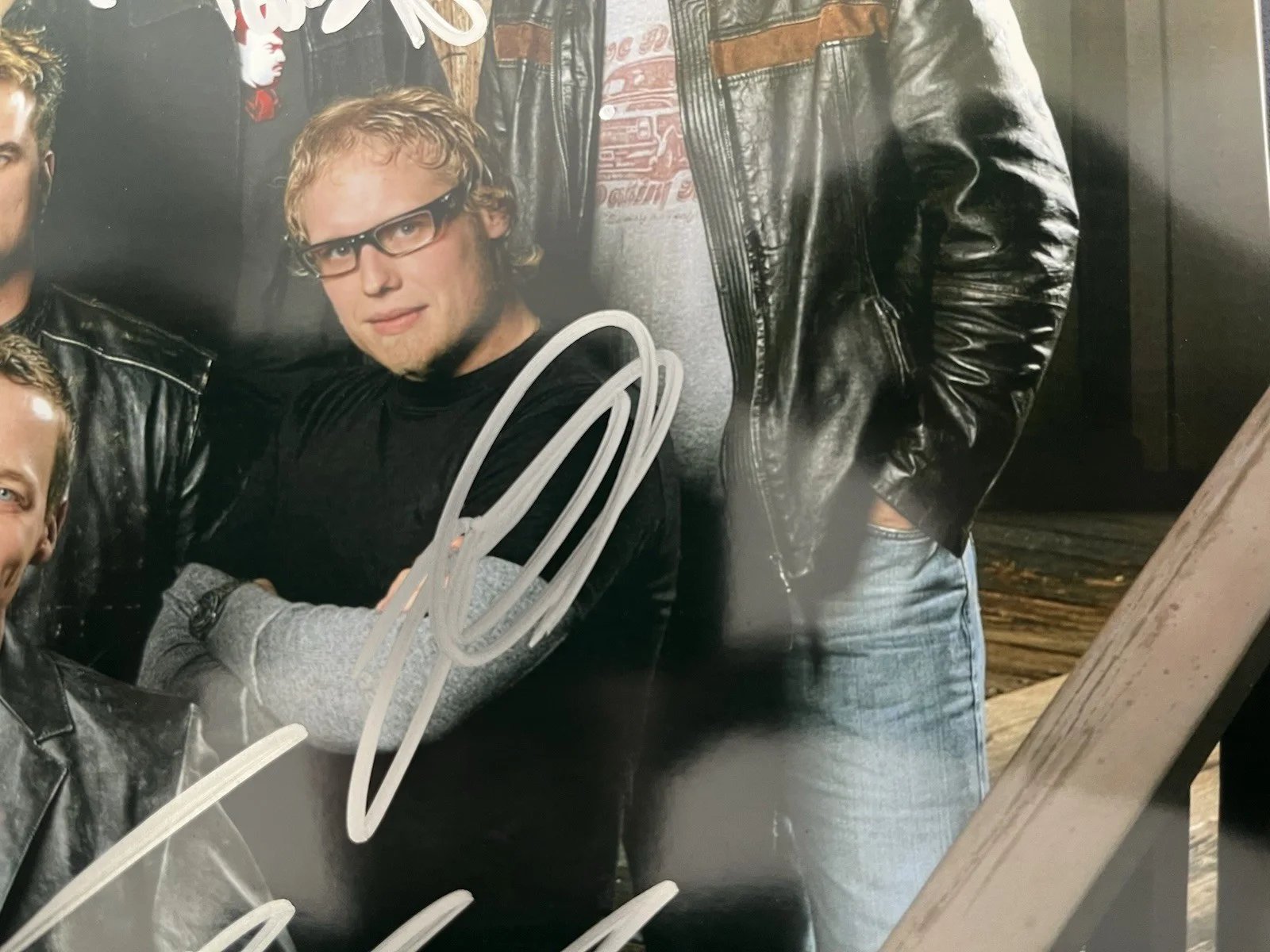3 Doors Down Band Signed Autograph 8x10 Photo Brad Arnold, Matt Roberts, Todd, изображение 5