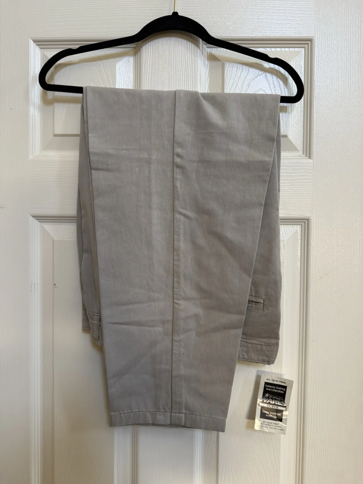 Al Pacino Frankie & Johnny Screen Worn Movie Presto Khaki Pants FREE SHIPPING, изображение 3