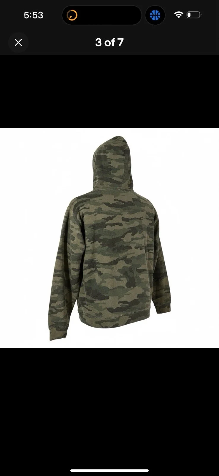 Bert Kreischer — Autographed Bert Kreischer The Berty Boy Relapse Tour Camo Hoodie Size 2XL, изображение 3