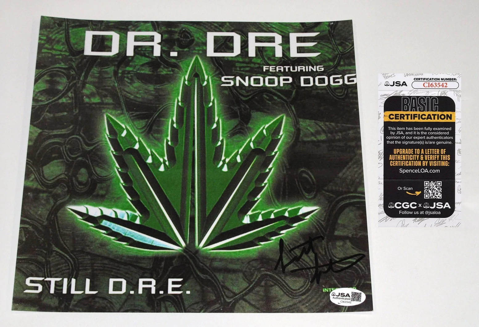 SCOTT STORCH — SCOTT STORCH signed DR. DRE "STILL D.R.E" 10x10 Photo EXACT PROOF Auto JSA COA, image 5