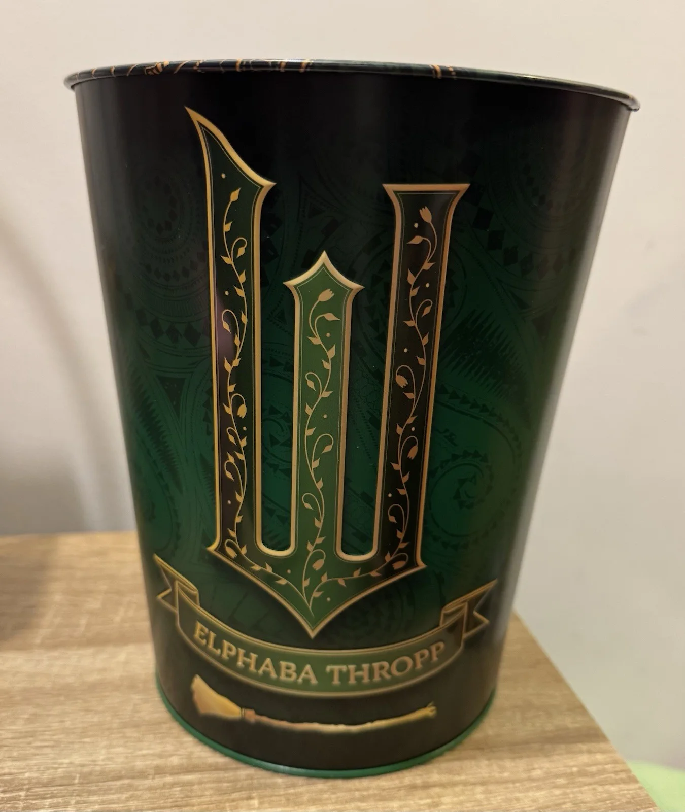 Wicked For Good Elphaba Popcorn Bucket Tin Odeon Cinema Exclusive Uk Rare New, image 2