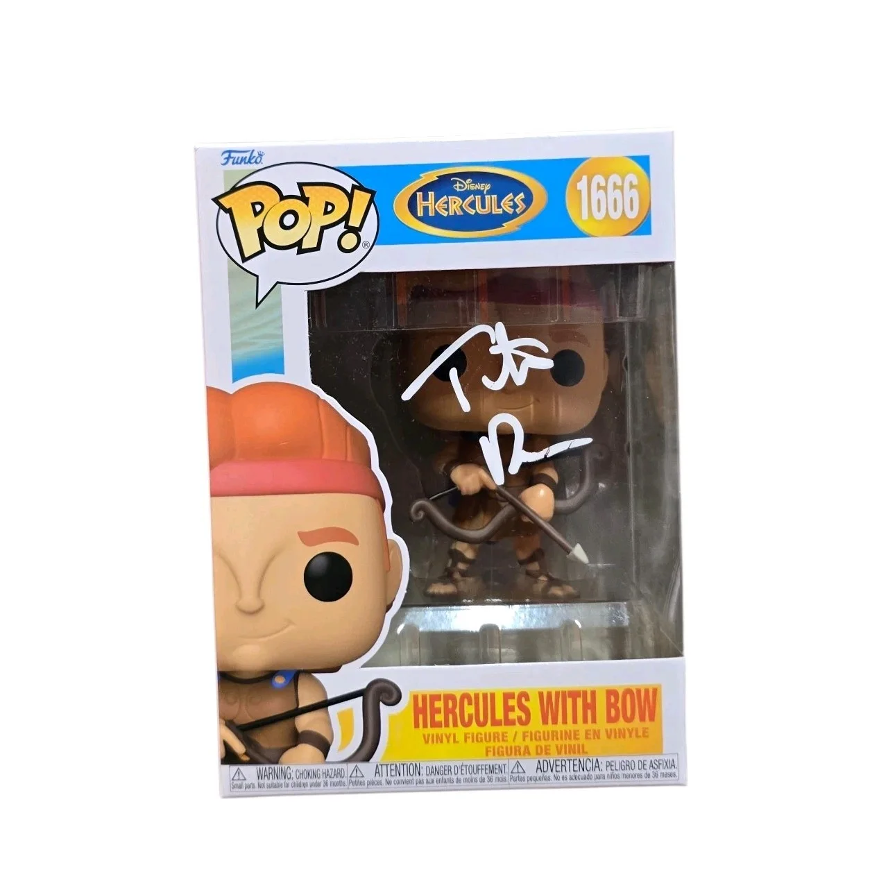 Tate Donovan — Tate Donovan Signed Hercules Funko 1666 Disney SWAU Authenticated RARE