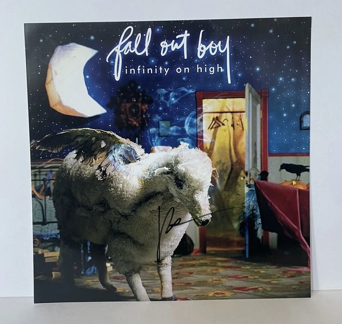 Fall Out Boy Patrick Stump Signed Infinity On High 12x12 Photo Proof, image 2