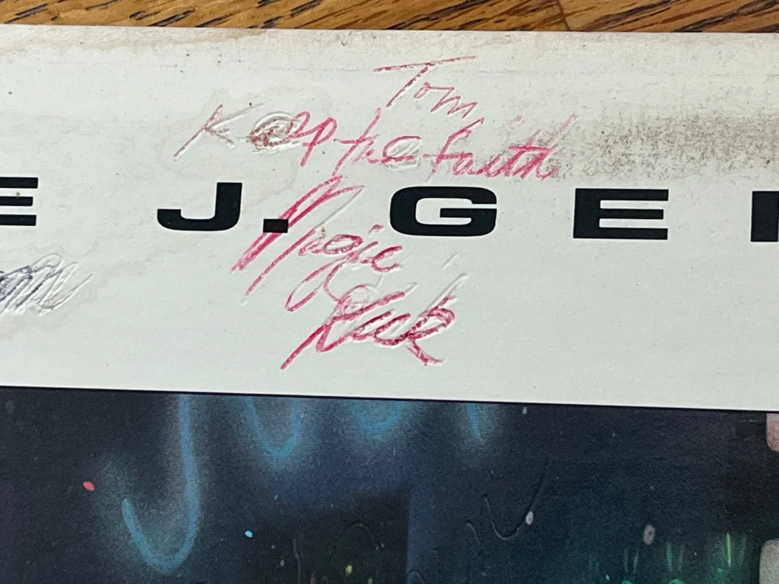 The J. Geils Band Autograph LP Freeze Frame Vinyl Record, изображение 4
