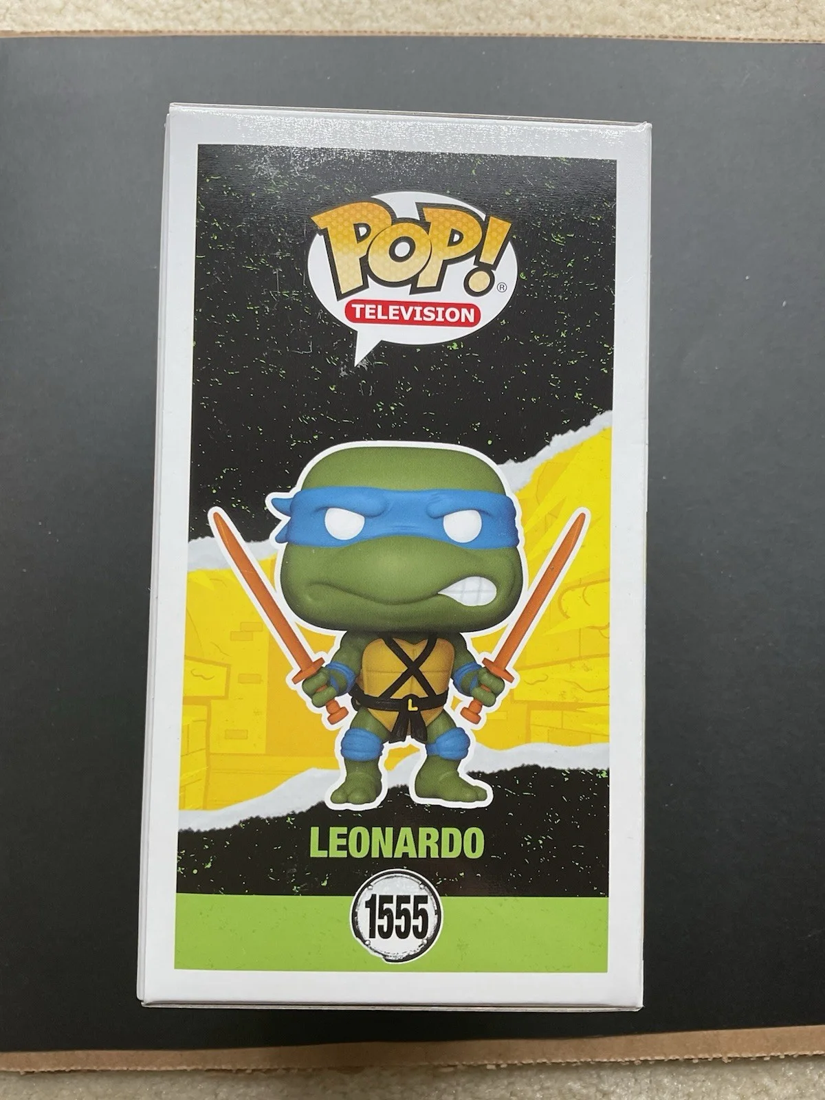 Cam Clarke — Cam Clarke signed Teenage Mutant Ninja Turtles Leonardo Funko Pop 1555 SWAU TMNT, изображение 4
