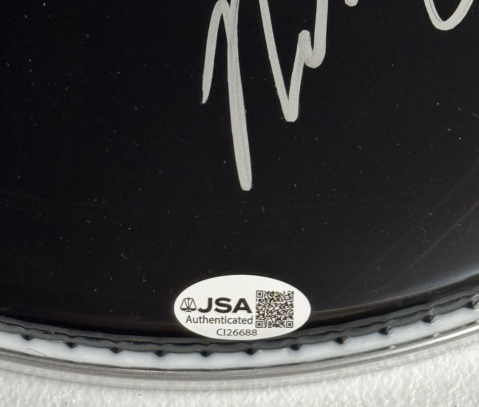 Blue Oyster Cult Signed Autographed 12” Inch Drumhead JSA COA All 5 Members, image 3