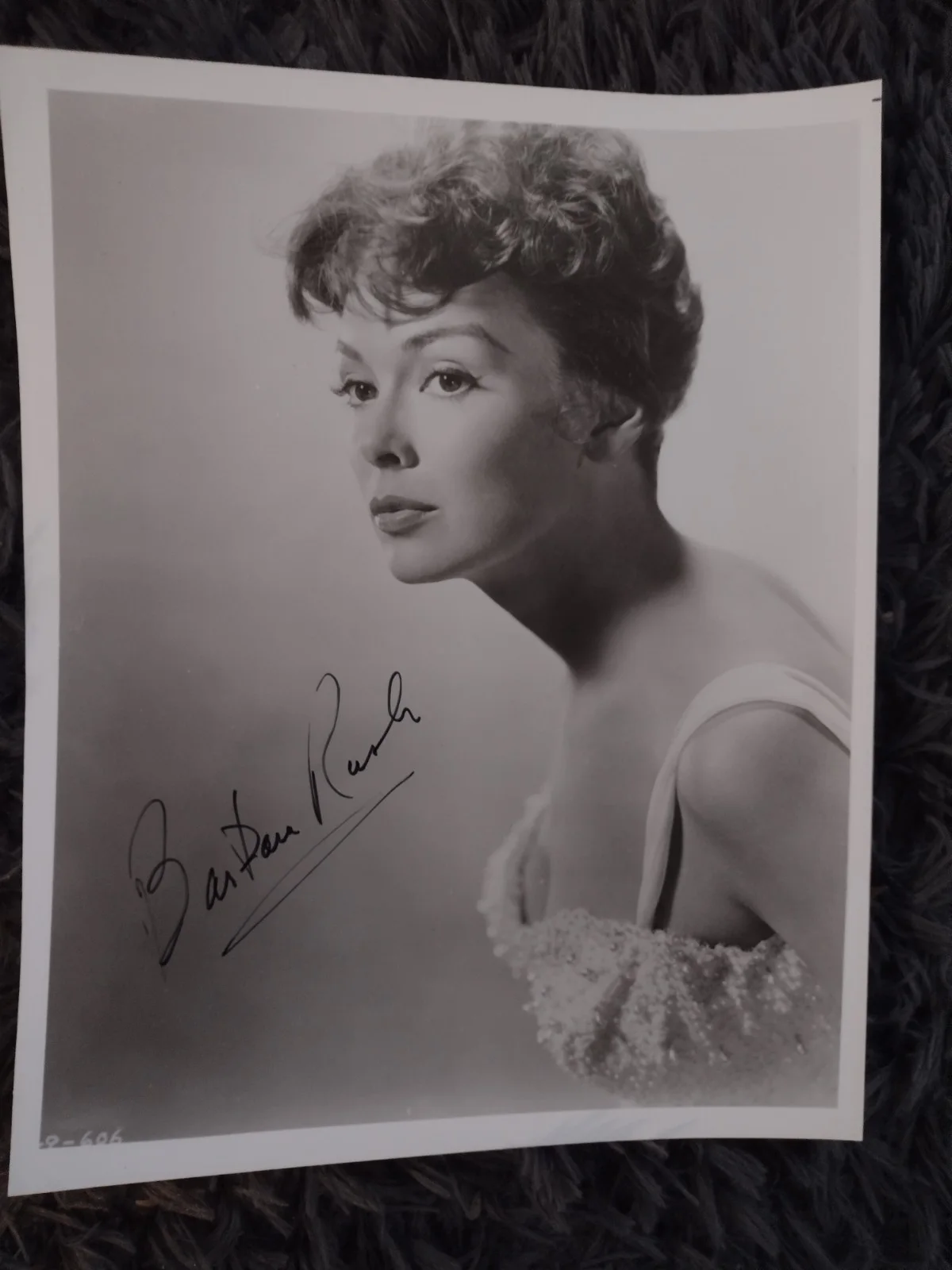 Set Of 3 Hollywood Legends Autographed Photos Burnstyn Barbara Rush Tennant, изображение 2