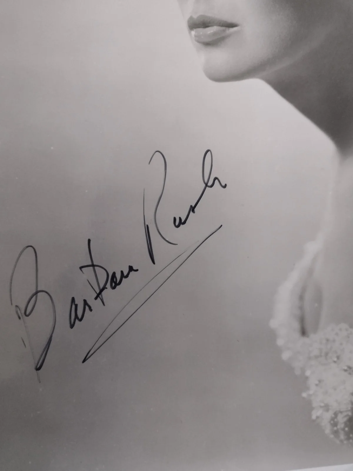 Set Of 3 Hollywood Legends Autographed Photos Burnstyn Barbara Rush Tennant, изображение 3