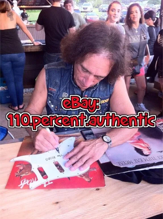 THE RODS x3 ENTIRE BAND AUTOGRAPHED SIGNED GUITAR PICKGUARD *EXACT PROOF*, изображение 5
