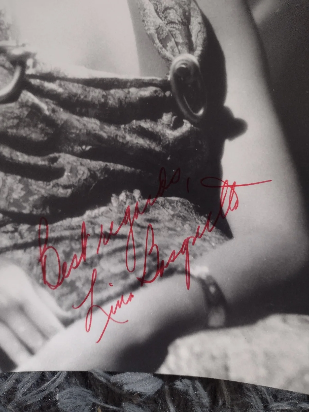 RARE Lina Banquette Autographed Photo COA Zigfield Follies Silent Film Star, изображение 2