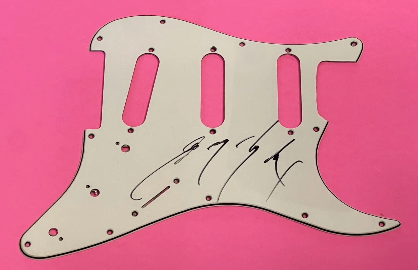 GEORGE LYNCH DOKKEN LYNCH MOB AUTOGRAPH SIGNED GUITAR PICKGUARD #a *EXACT PROOF*, image 2