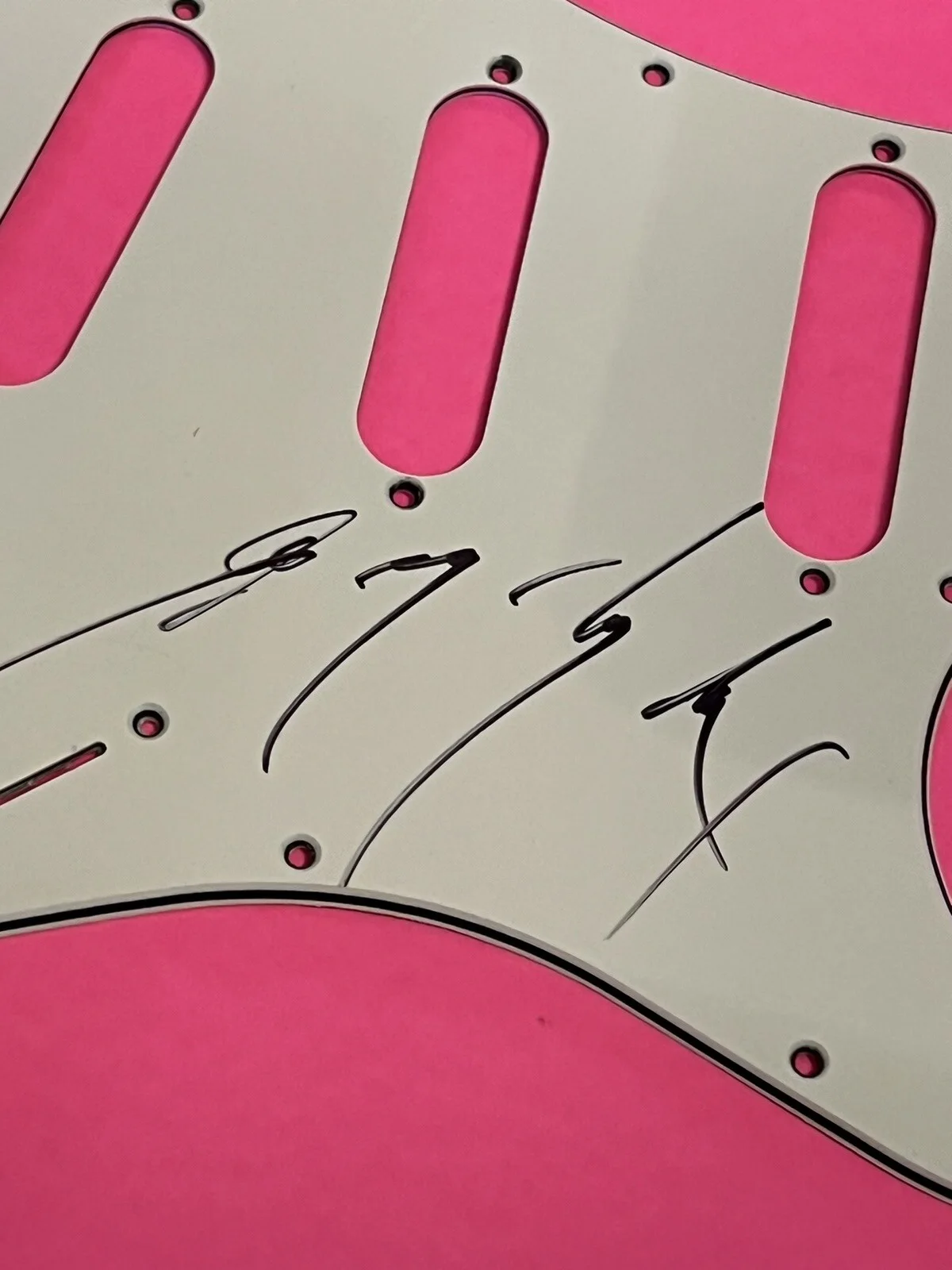GEORGE LYNCH DOKKEN LYNCH MOB AUTOGRAPH SIGNED GUITAR PICKGUARD #a *EXACT PROOF*, image 4