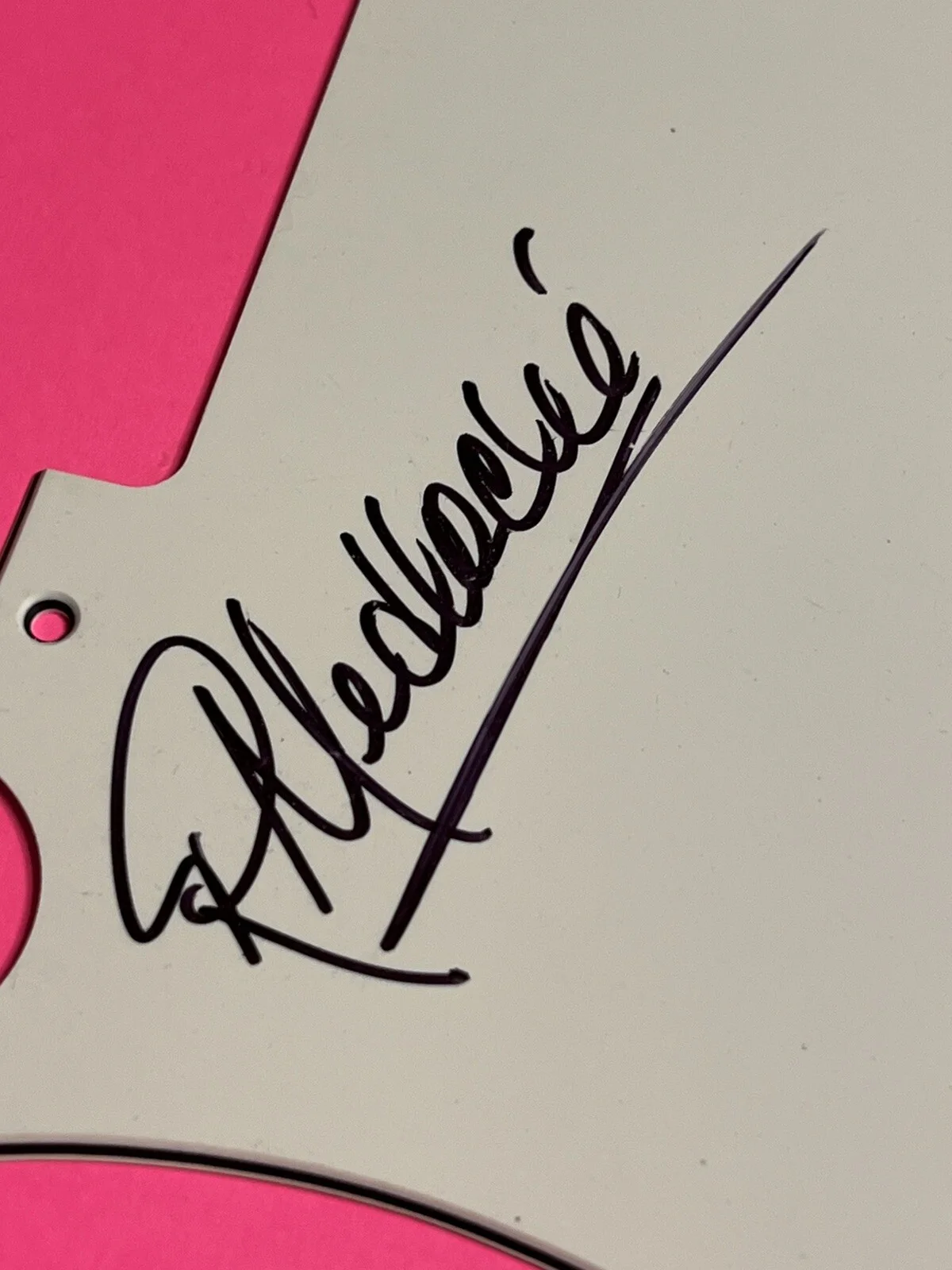 RICKEY MEDLOCKE LYNYRD SKYNYRD AUTOGRAPHED SIGNED GUITAR PICKGUARD *PROOF*, изображение 4