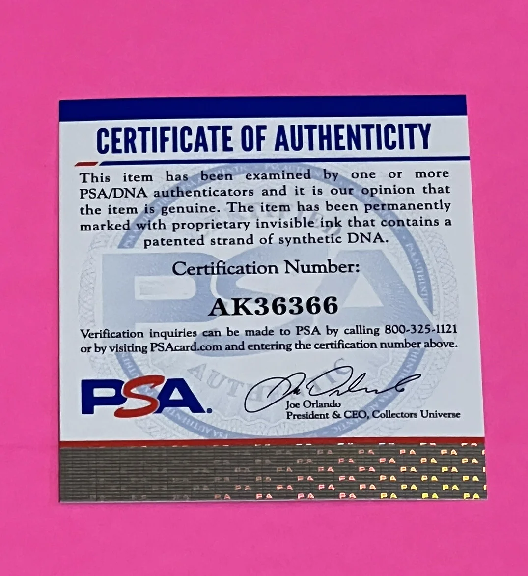 JOE BONAMASSA SIGNED EPIPHONE LES PAUL PICKGUARD #B PSA DNA *PROOF*, image 3