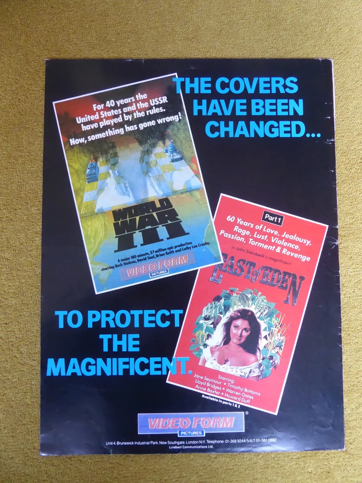 Original Video 1980's Trade Magazine Adverts - Bloody Friday/Video Form Pre Cert, image 2