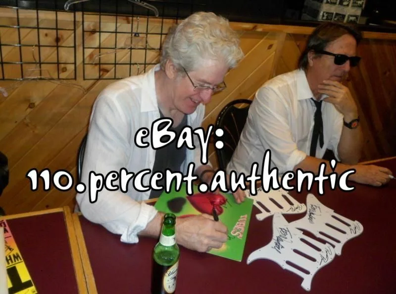 THE TUBES x4 SIGNED AUTOGRAPHED GUITAR PICKGUARD *EXACT PROOF*, image 5