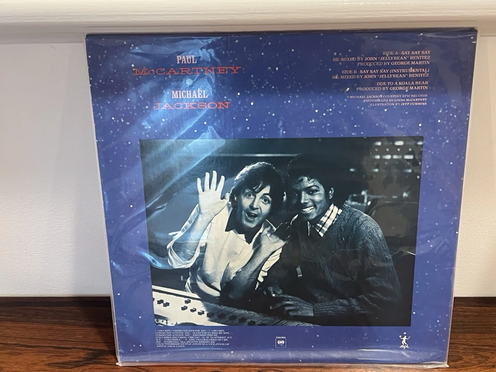 🔥 Say Say Say Album Signed Autograph Michael Jackson Paul McCartney 🔥, изображение 2