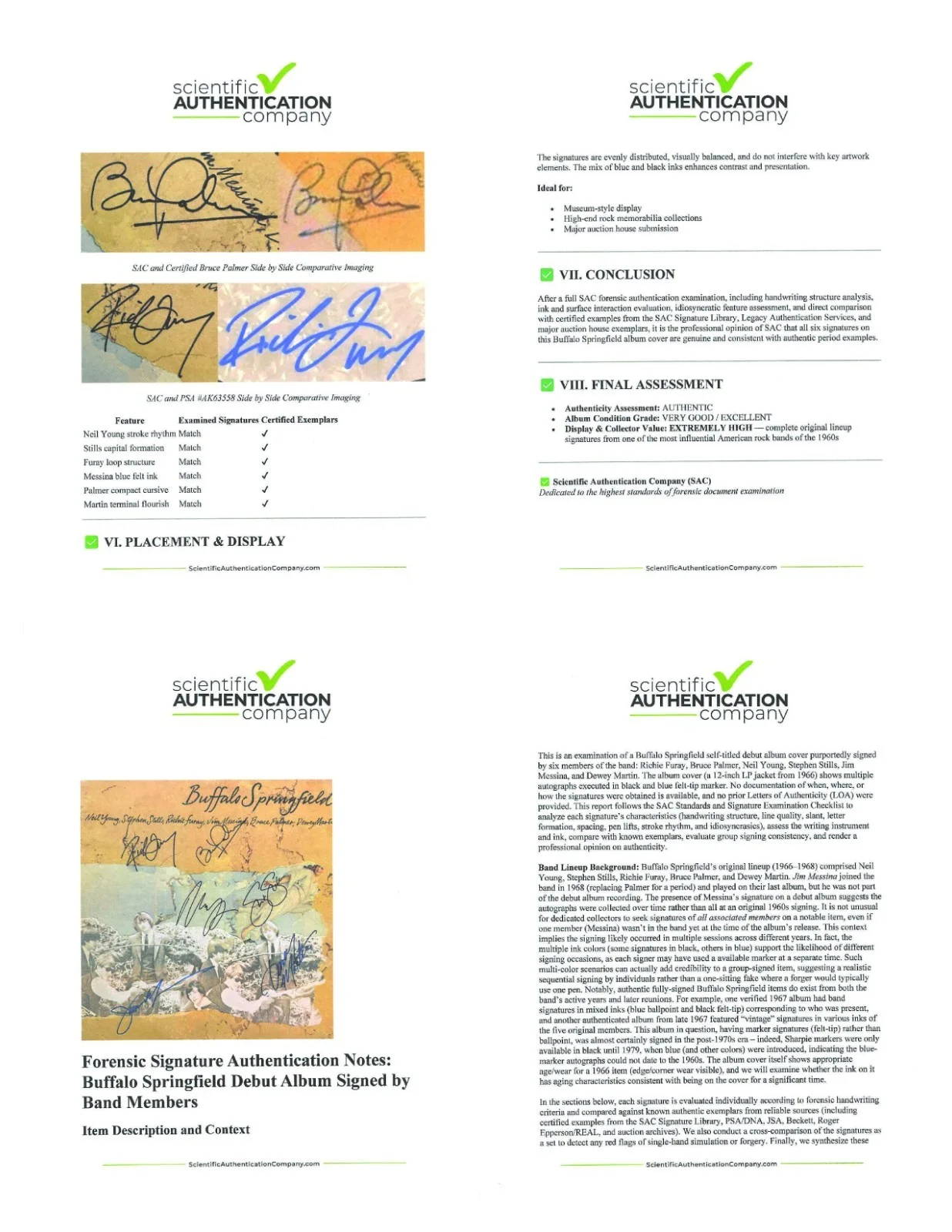 Buffalo Springfield Debut Album Signed Neil Young Stephen Stills Furay All, изображение 5