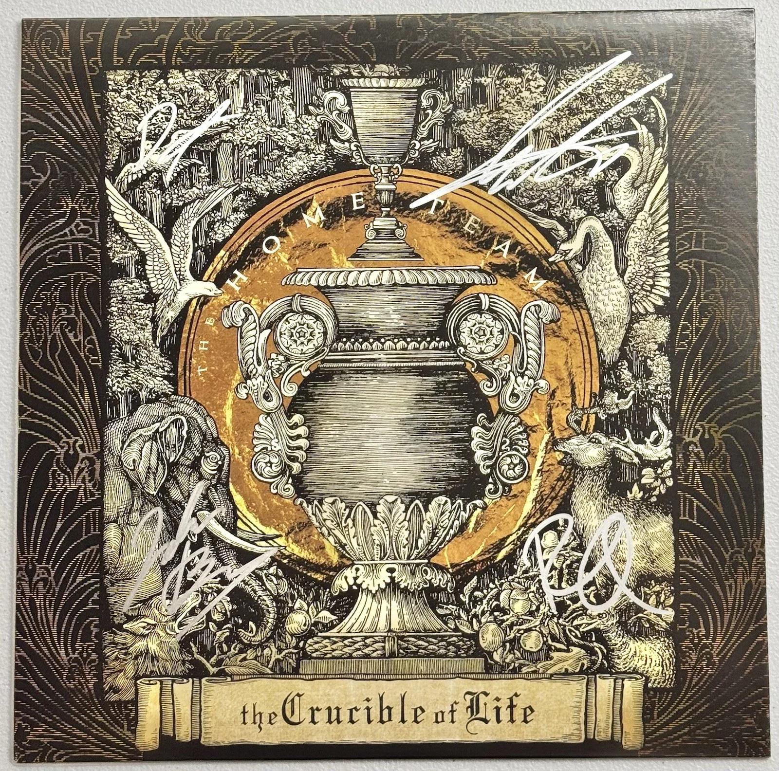 The Home Team Signed The Crucible Of Life Vinyl JSA COA All 4 Members, изображение 2