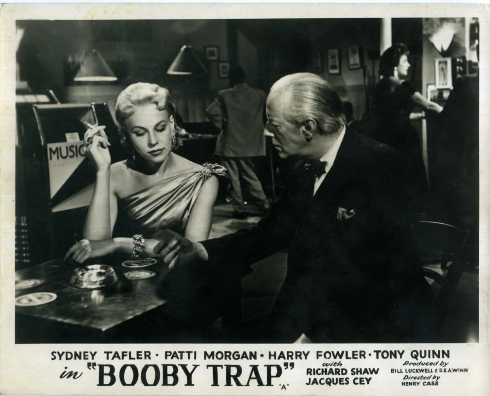 BOOBY TRAP 1957 Harry Fowler, Patti Morgan, Sydney Tafler 3 10x8 LOBBY CARDS, изображение 2
