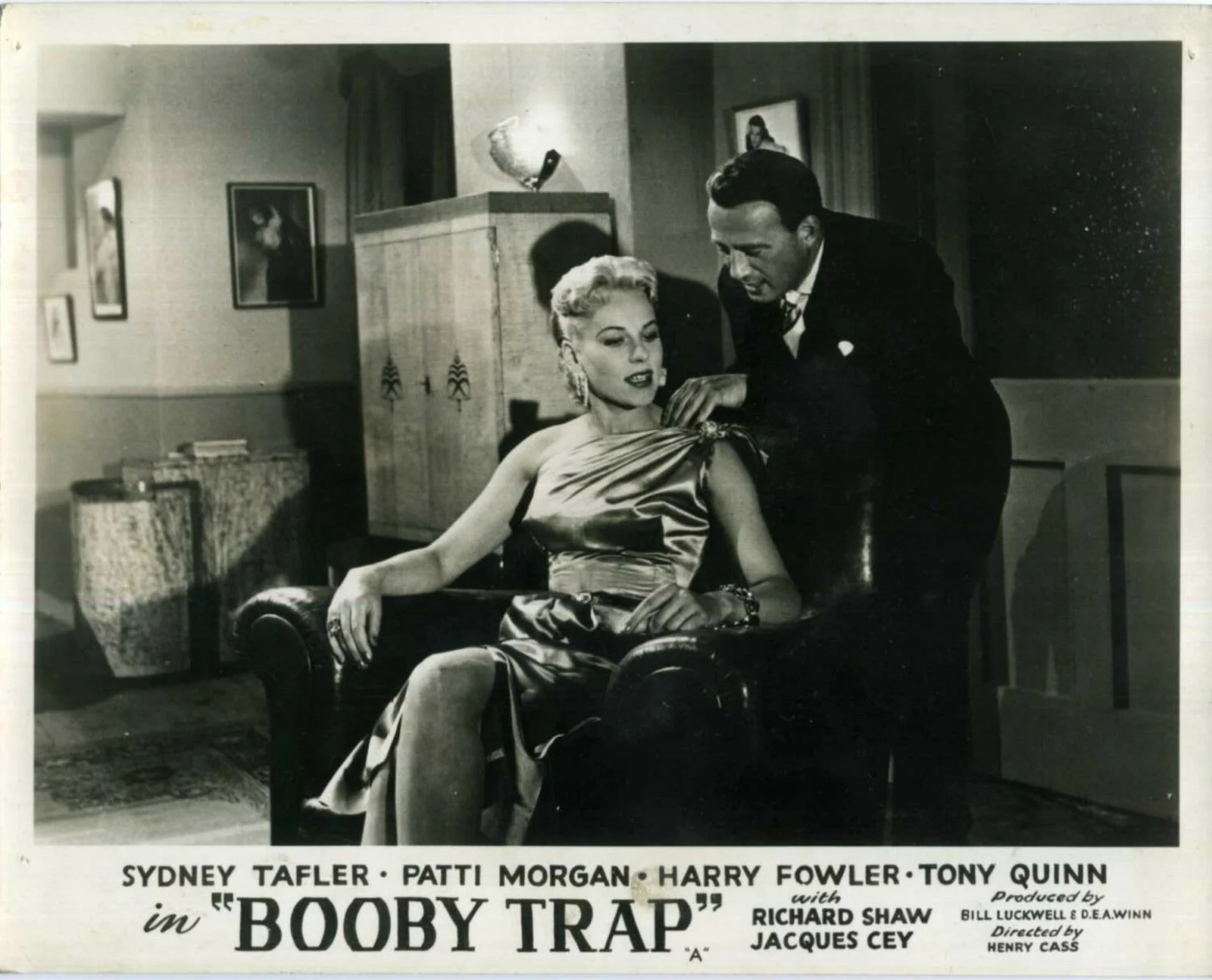 BOOBY TRAP 1957 Harry Fowler, Patti Morgan, Sydney Tafler 3 10x8 LOBBY CARDS, изображение 3
