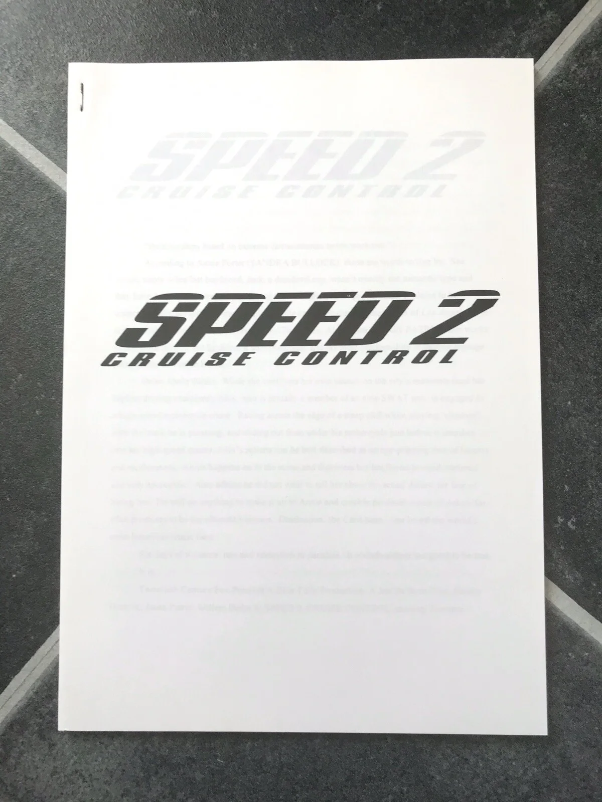 SPEED 2 Original Movie Film Press Kit SANDRA BULLOCK WILLEM DAFOE JASON PATRIC, изображение 5