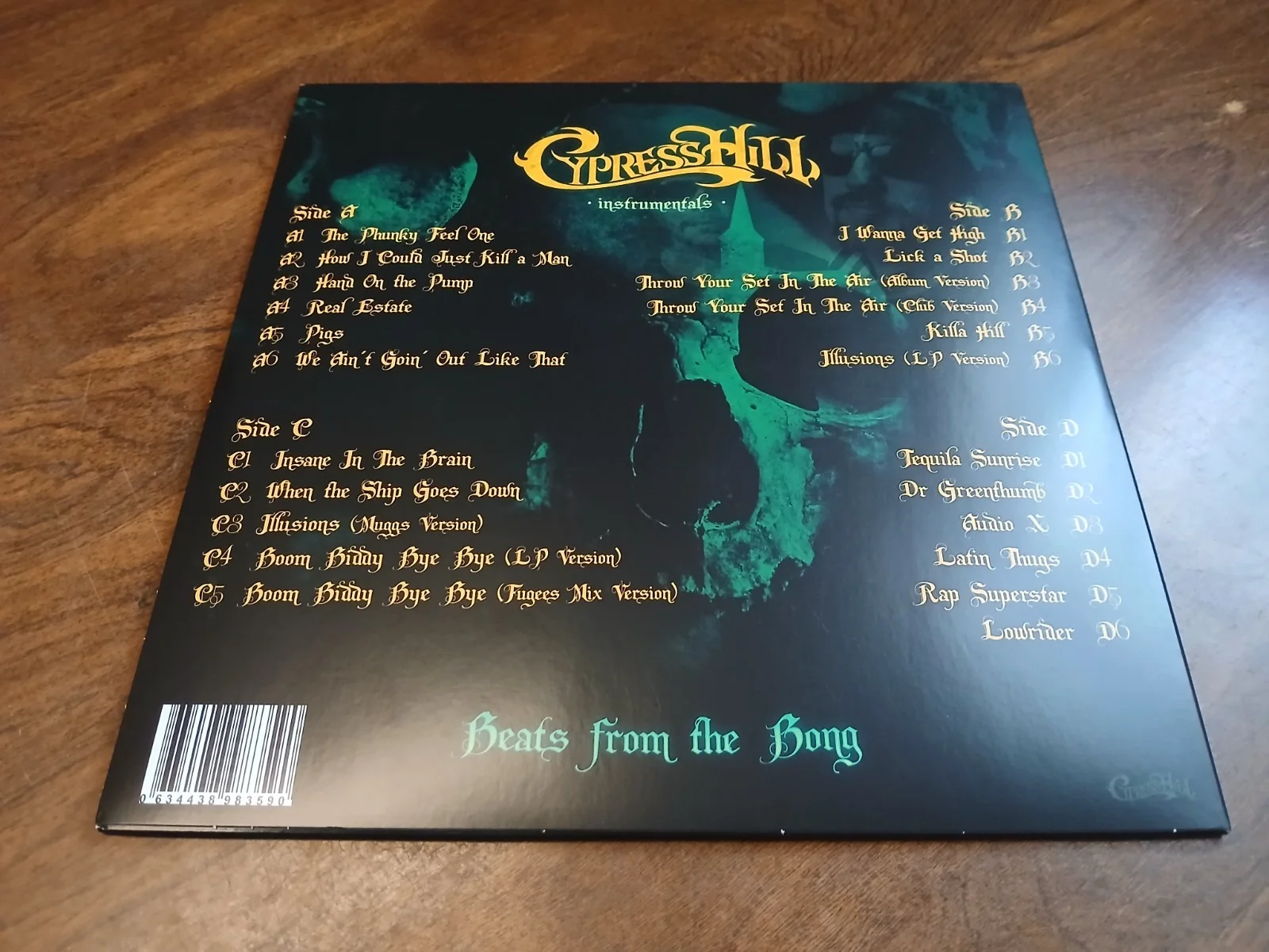 Cypress Hill autographed Beats From the Bong with 2 signatures, изображение 5