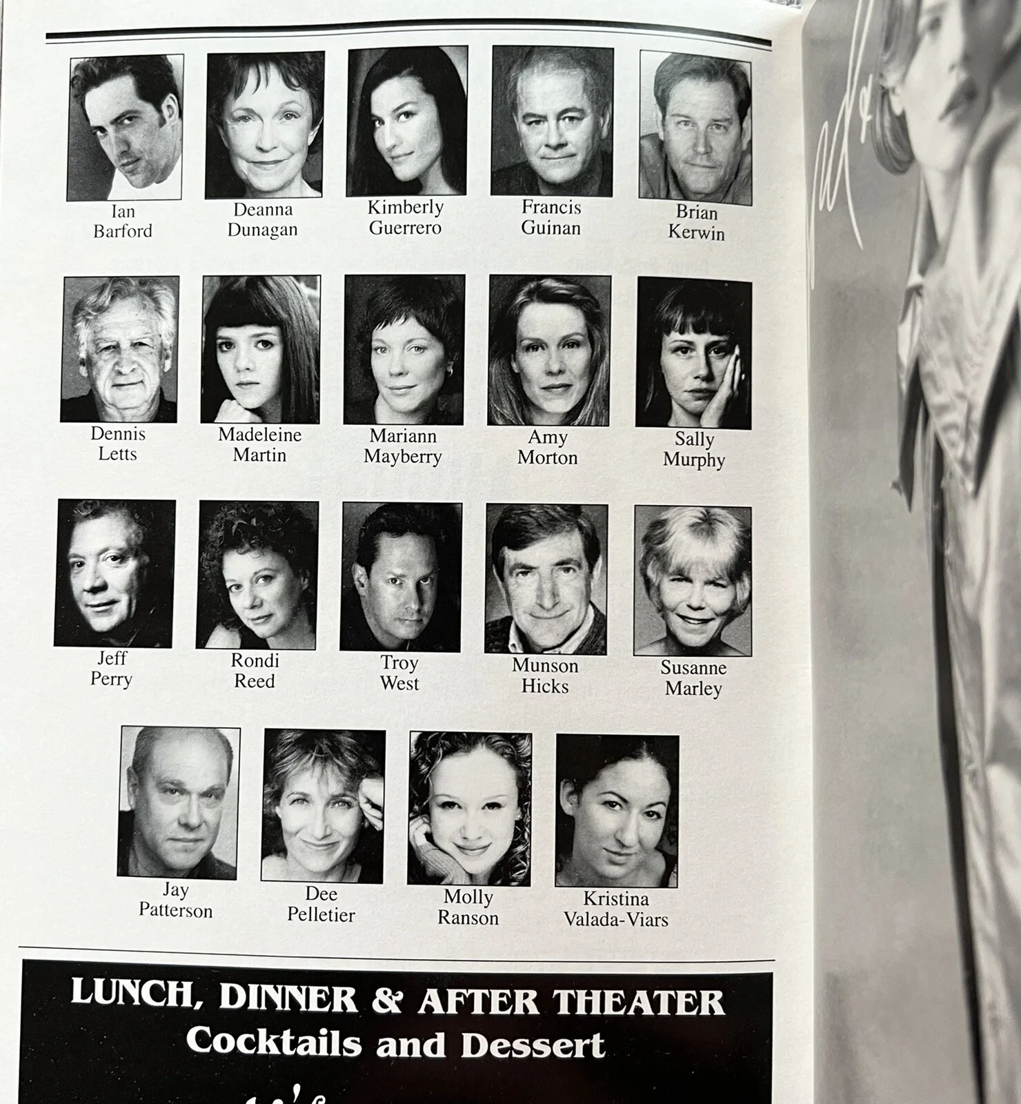 August Osage County Signed IP Playbill Ian Barford Deanna Dunagan Rondi Reed, image 2