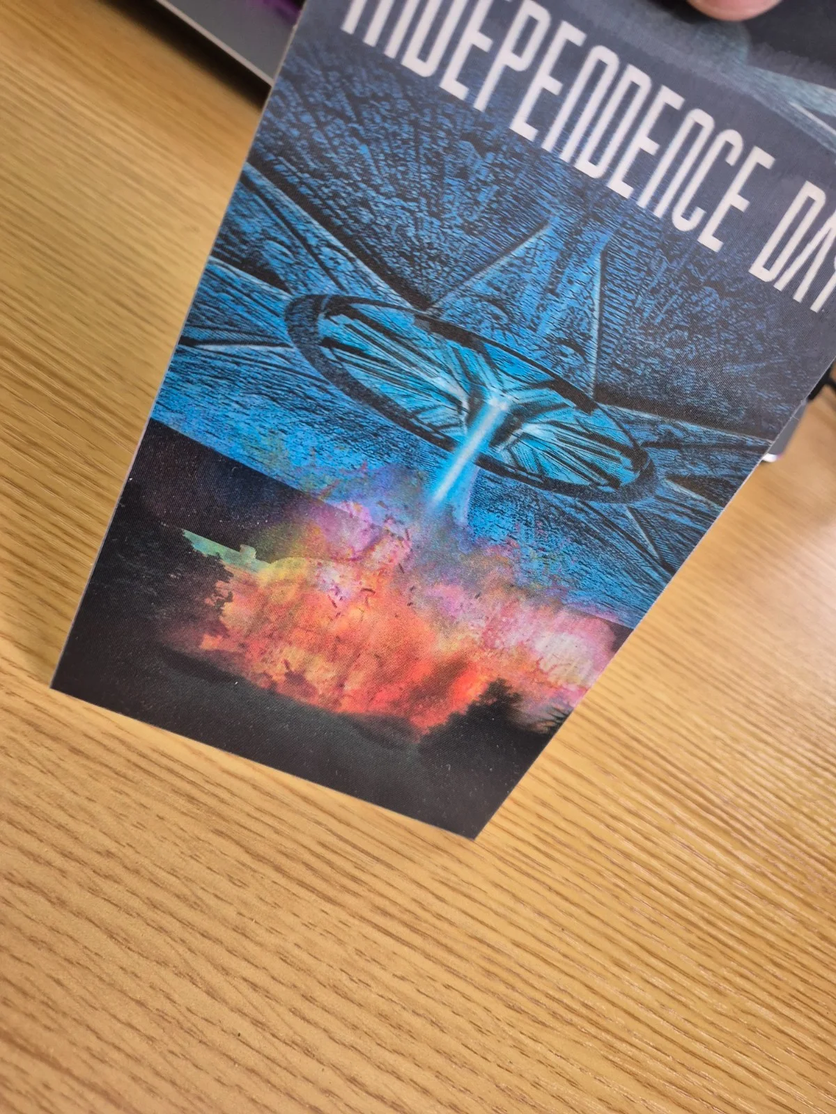 Independence Day - 3D Lenticular/Motion Promo Card USA 1996, изображение 2