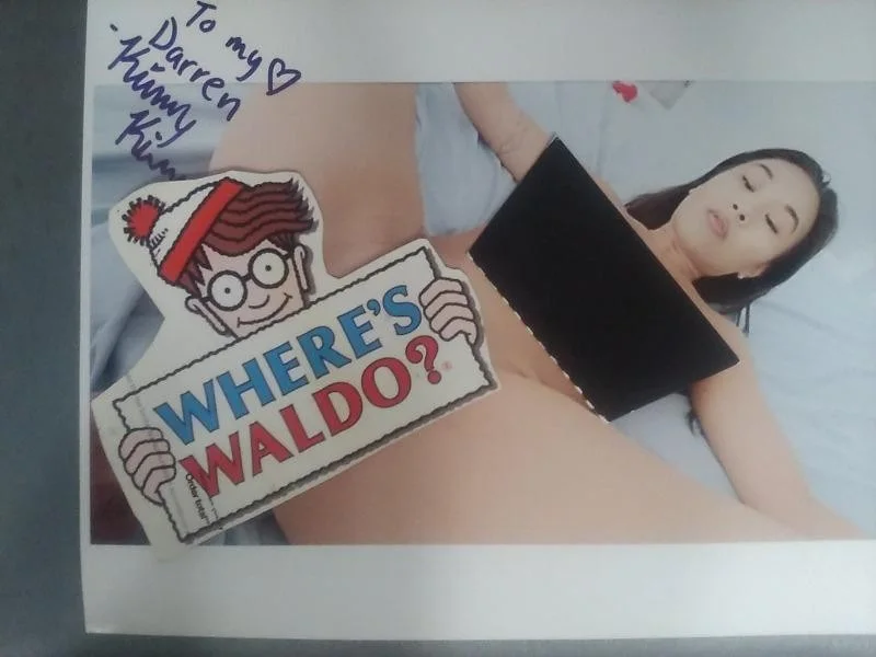 rare Kimmie Kimm hand signed 8x10 color photo of Adult Asian Model, изображение 2