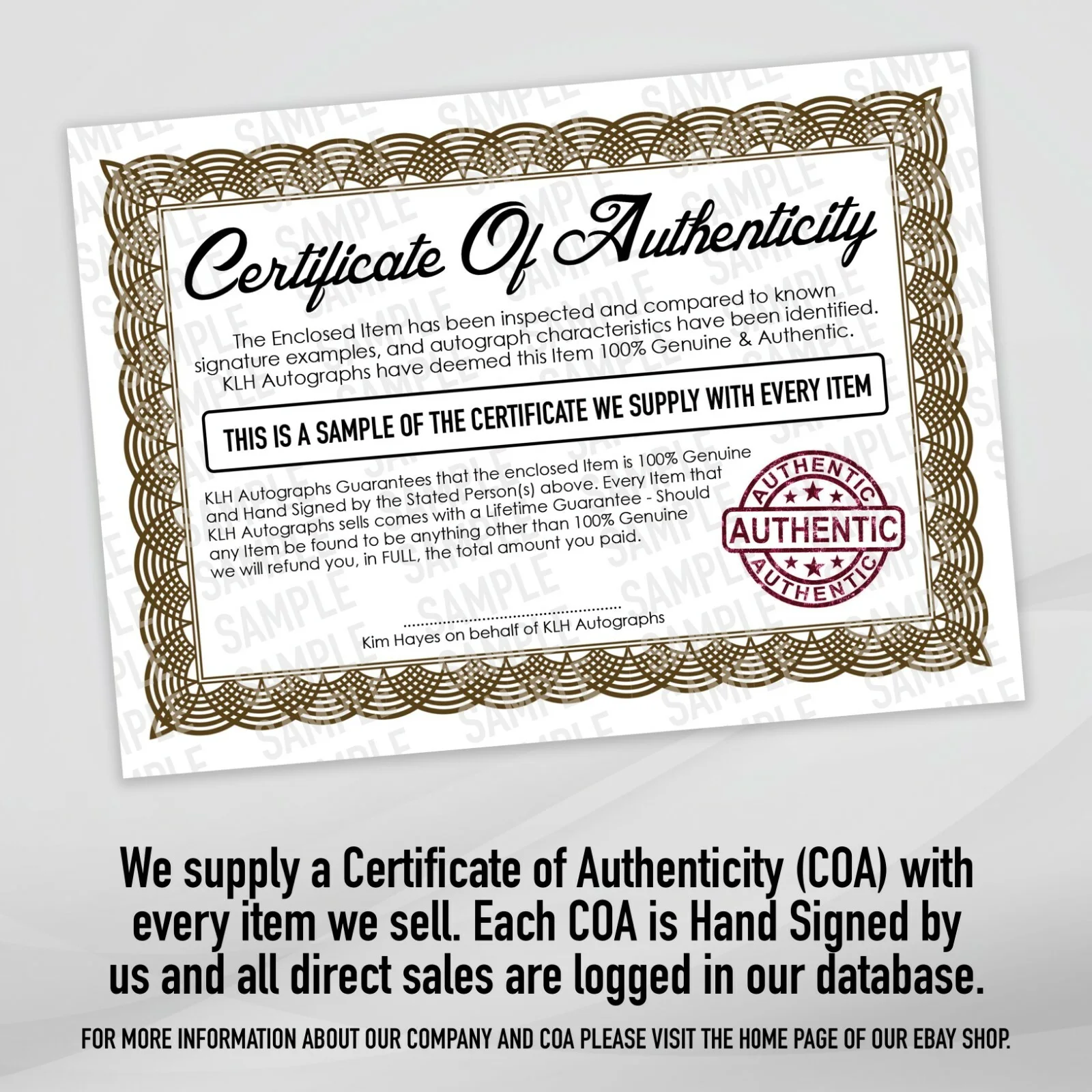 Ricky Gervais Signed 6x4 Photo David Brent The Office Genuine Autograph + COA, image 2