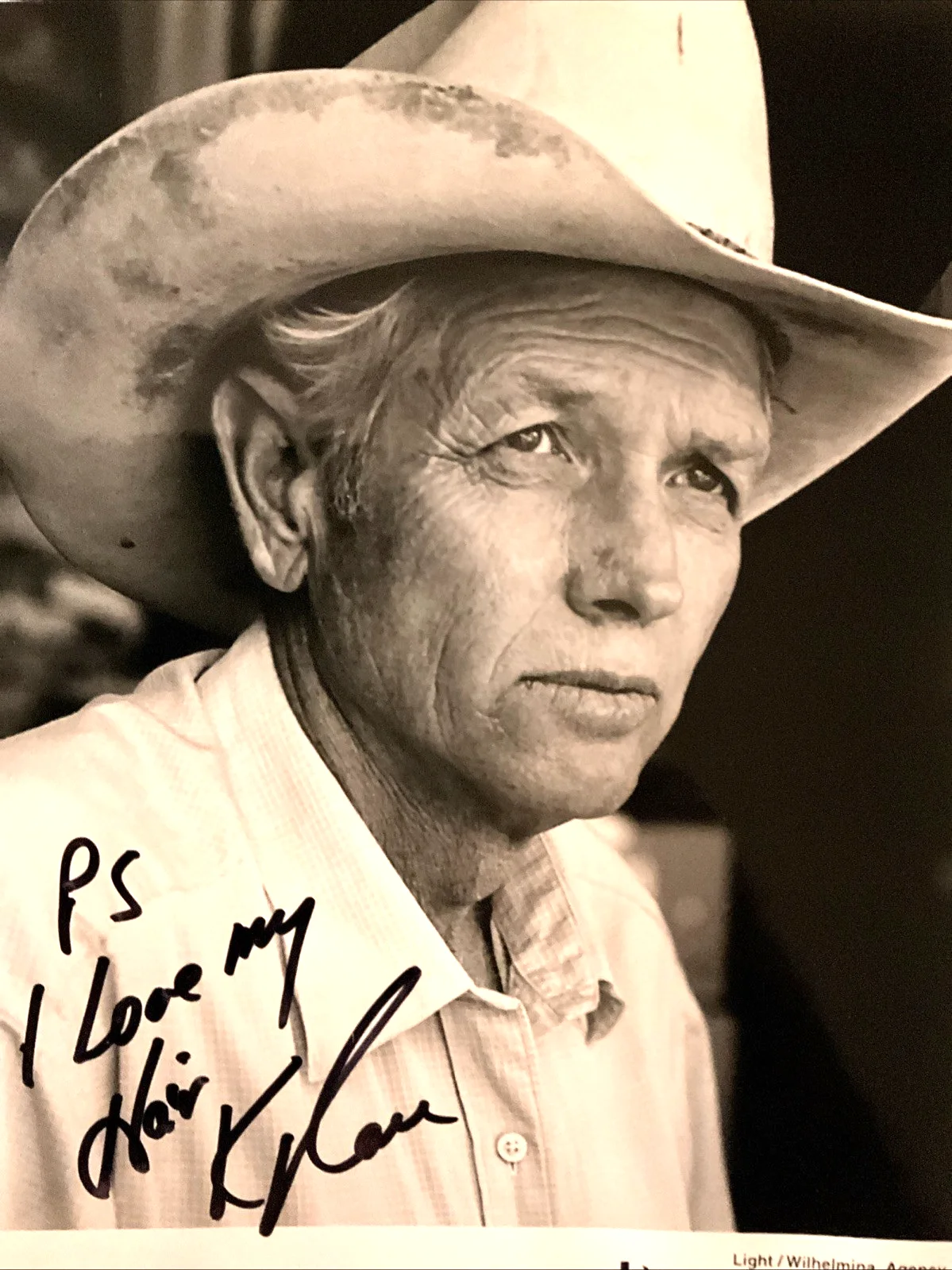 Kenny Call Rodeo Cowboy Autograph 8x10 B&W 1978 World Champ Roper STAGECOACH, изображение 3