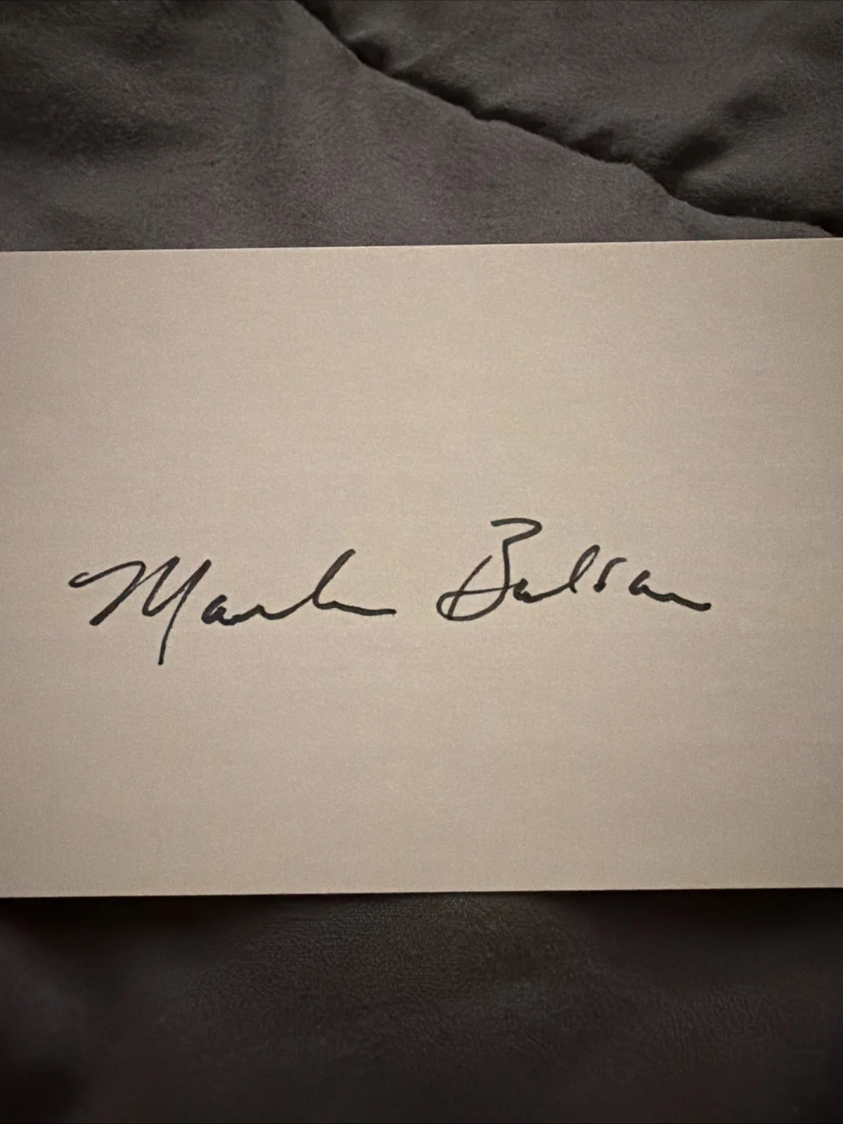 Martin Balsam Signed Index Card Autograph – Psycho, 12 Angry Men Actor, изображение 2