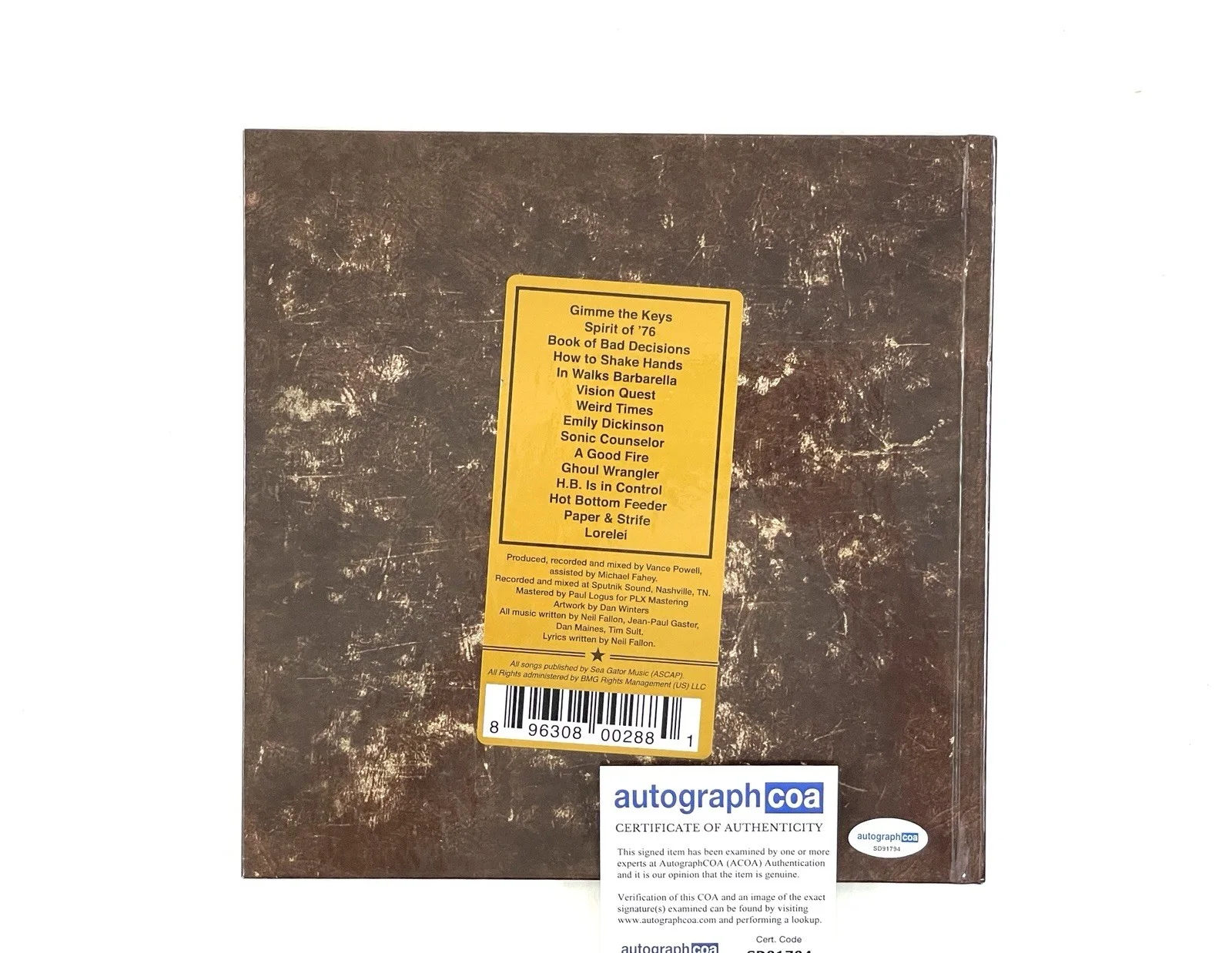 Clutch Autographed Limited Edition Book of Bad Decisions CD Hardcover Book ACOA, изображение 3