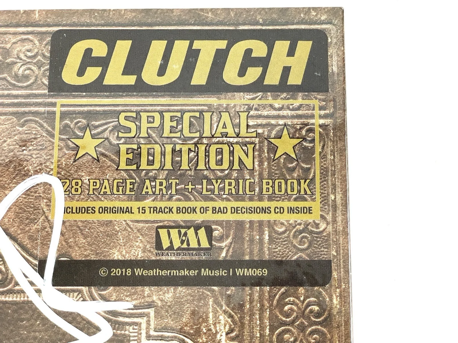 Clutch Autographed Limited Edition Book of Bad Decisions CD Hardcover Book ACOA, изображение 4