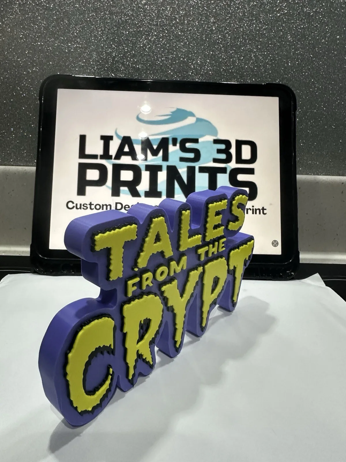 Decorative Tales From The Crypt TV Show Self Standing logo display Room Horror, изображение 2