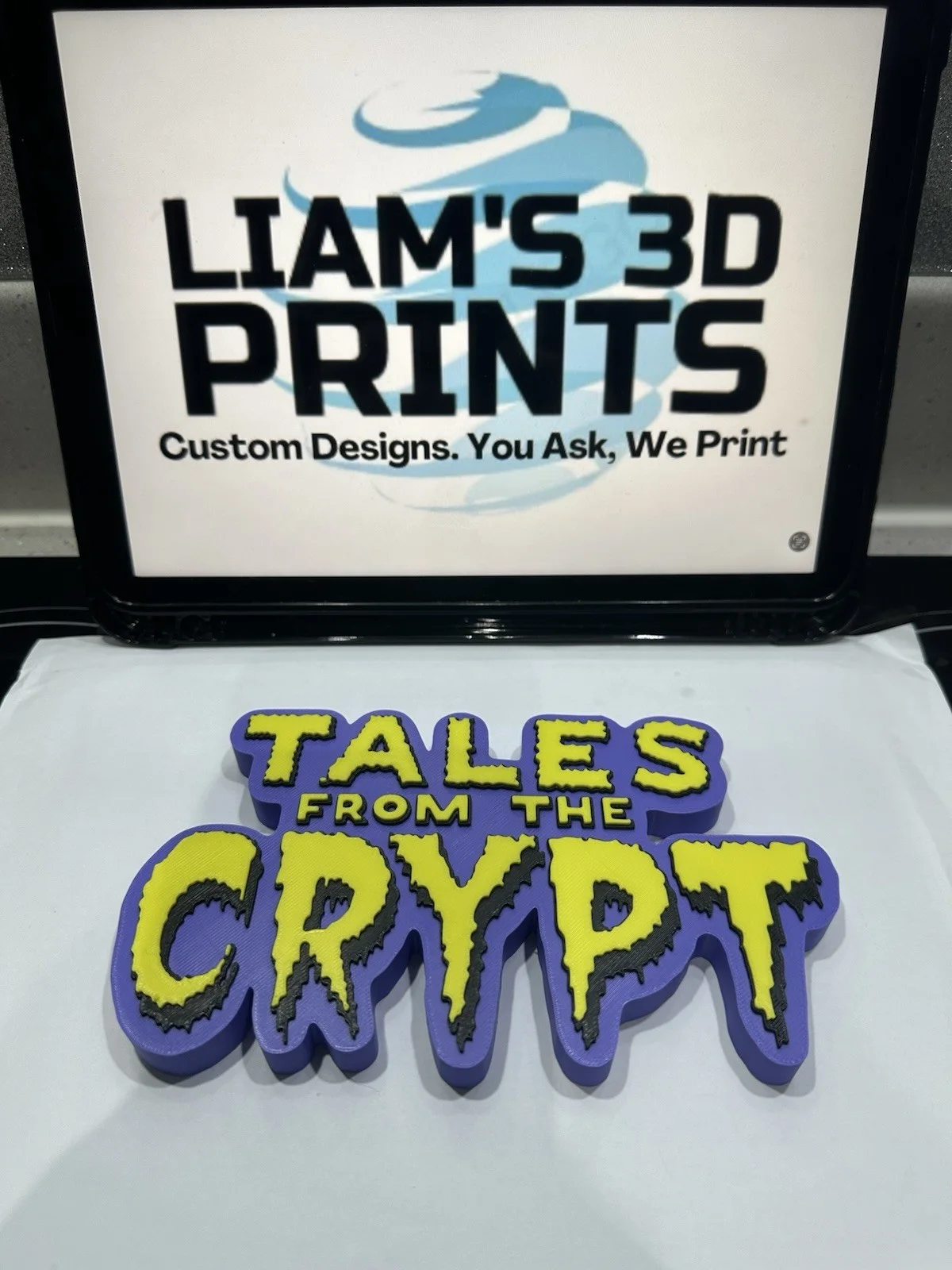 Decorative Tales From The Crypt TV Show Self Standing logo display Room Horror, изображение 4