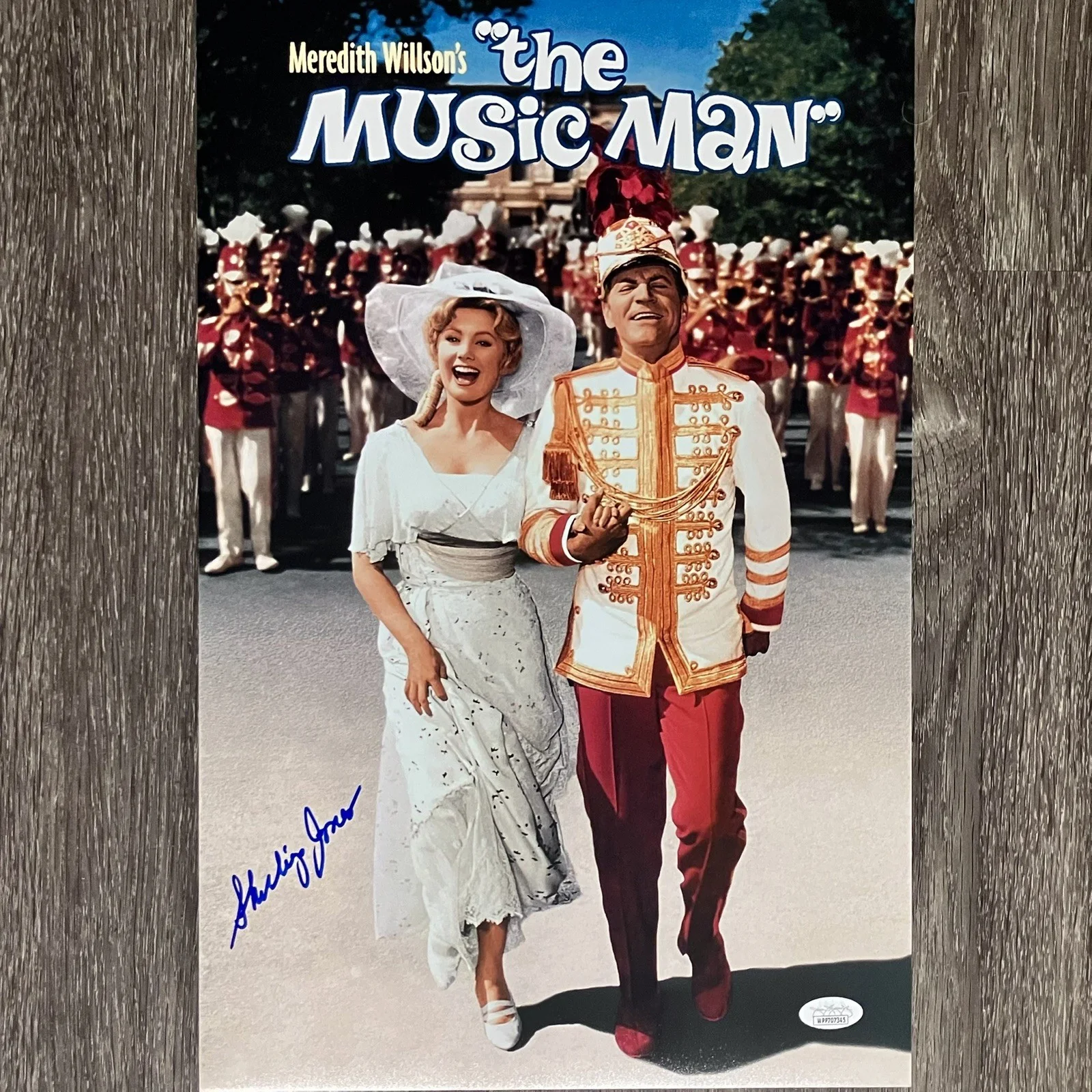 Shirley Jones — SHIRLEY JONES Signed 11x17 “THE MUSIC MAN” Poster Reproduction / JSA WITNESSED, изображение 2