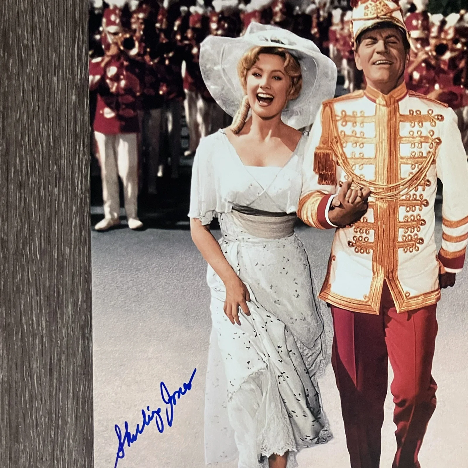 Shirley Jones — SHIRLEY JONES Signed 11x17 “THE MUSIC MAN” Poster Reproduction / JSA WITNESSED, изображение 5