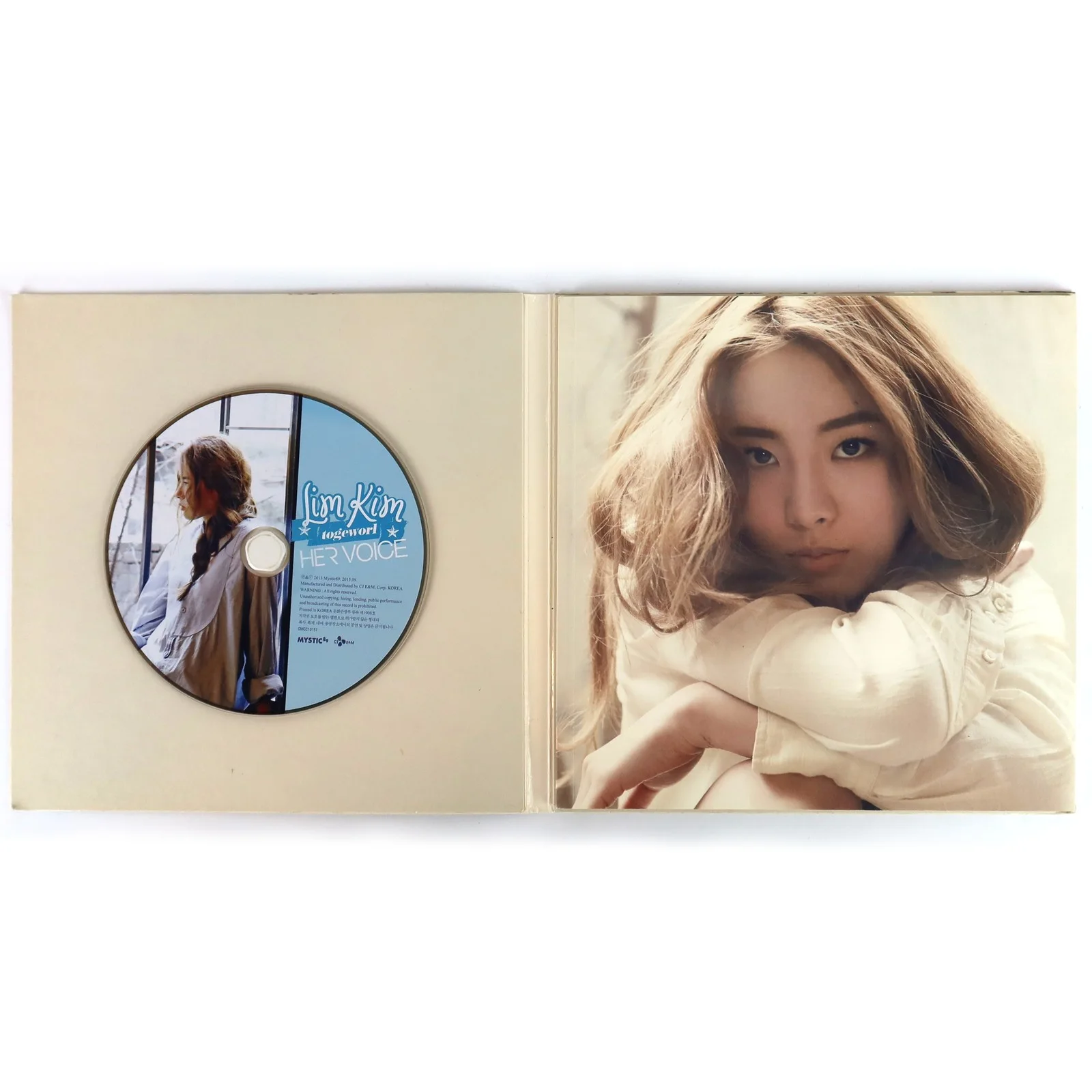 Lim Kim - Her Voice Signed Autographed CD Promo Album 2013 Togeworl [read], image 3