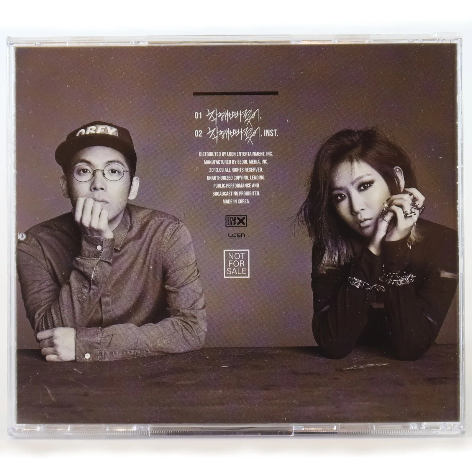 Soyou x Mad Clown - Stupid In Love Single Album Signed CD Promo 2013, изображение 3