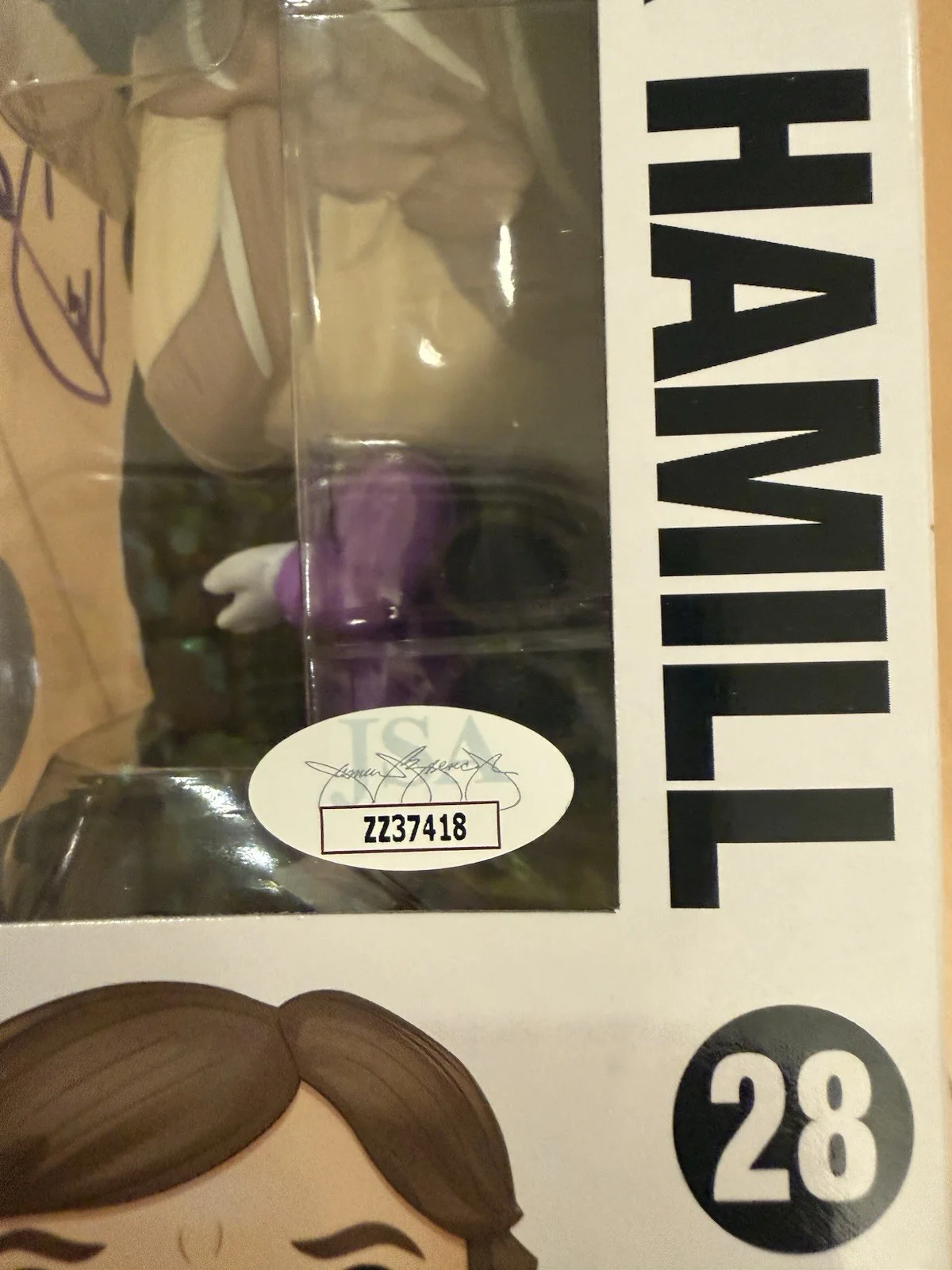 Mark Hamill — Mark Hamill signed Funko Pop 28 the Joker Batman autographed JSA /official Pics, изображение 4